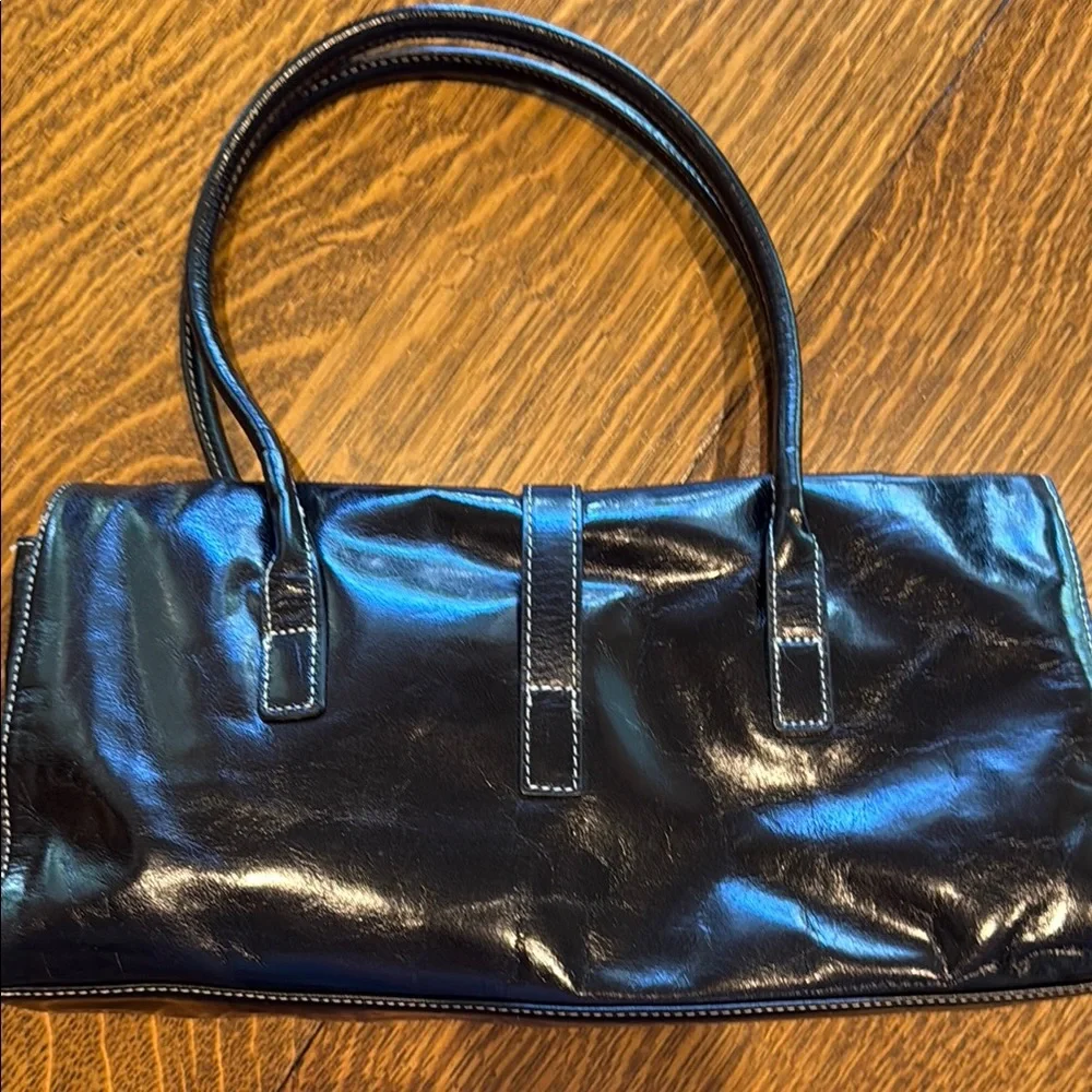 HELEN WELSH Black Leather Handbag - Picture 4 of 7